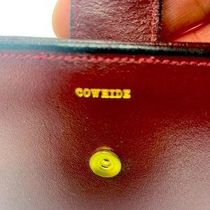 Leather cowhide wallet